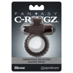 Pipedream Fantasy C-Ringz - vibratorring för penis - svart