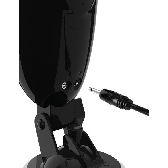 PDX Elite - masturbator med vibration - konstgjord vagina - svart