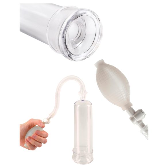 Pump Worx Beginner's - penispump - genomskinlig