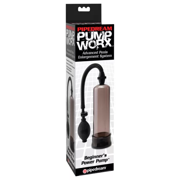 Pump Worx - penispump - nybörjare - svart