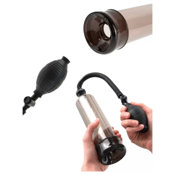 Pump Worx - penispump - nybörjare - svart