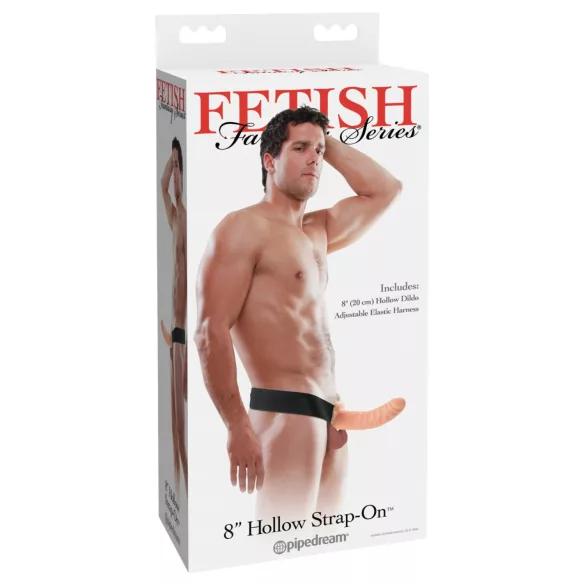 Fetish Fantasy - strap-on ihålig dildo - naturfärg