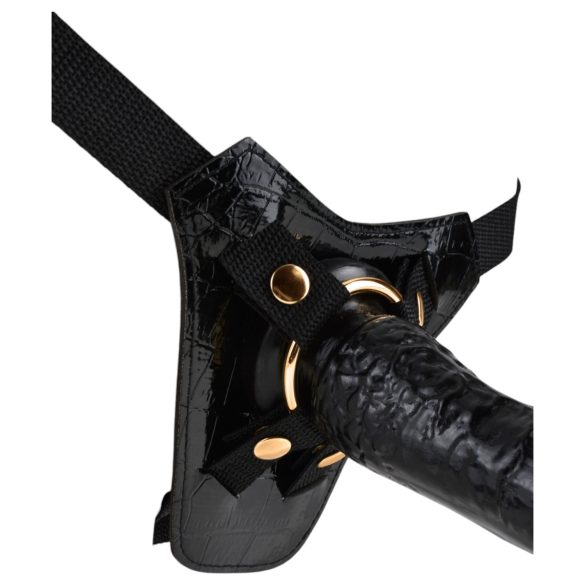 Fetish Fantasy - seleharness för strap-on - justerbar - svart