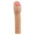 X-TENSION Perfect 2 - realistiskt penishylsa (20,3 cm) - naturfärg
