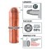X-TENSION Mega 1 - realistisk penishylsa (17,7 cm) - naturfärg