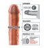 X-TENSION Mega 2 - naturtrogen penisöverdrag (20,3 cm) - naturlig