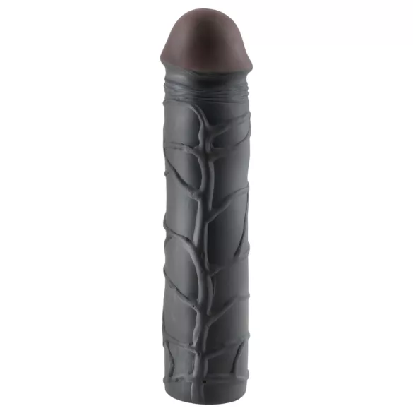 Pipedream - X-TENSION Mega 3 - realistisk penishylsa (22,8 cm, svart)
