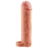Pipedream X-TENSION Perfect 1 - penisförlängare med testikelring (17,7 cm, naturfärgad)