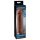 X-TENSION Perfect 2 - penisringöverdrag (19 cm) - mörk naturlig