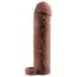 X-TENSION Perfect 2 - penisringöverdrag (19 cm) - mörk naturlig