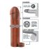 X-TENSION Perfect 2 - penisringöverdrag (19 cm) - mörk naturlig