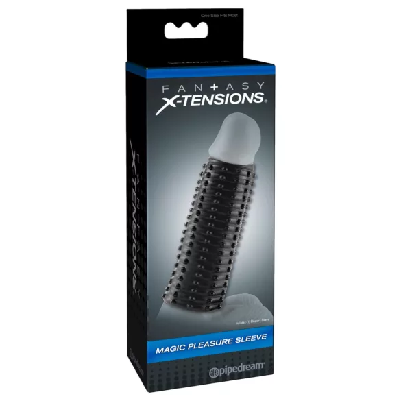 Pipedream - Fantasy X-Tensions - nopprat penismanschett (svart)