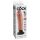 King Cock 8 - böjbar, realistisk vibrator (25 cm)