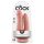 King Cock Dubbelpenetrator - naturtrogen dubbel dildo (naturlig)