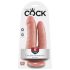 King Cock Dubbelpenetrator - naturtrogen dubbel dildo (naturlig)