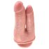 King Cock Dubbelpenetrator - naturtrogen dubbel dildo (naturlig)