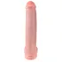 King Cock 15 - dildo med sugpropp och pung - 38cm - naturfärg