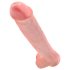 King Cock 15 - sugkopp med pung dild (38cm) - naturlig