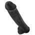 King Cock 15 - Sugpropp, med pung (38cm) - svart