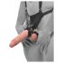 King Cock Strap-on 10 - Ihålig påspänningsdildo 25cm