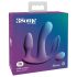 3Some total extas - laddningsbar trippelvibrator (lila)