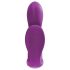 3Some Total Extas - uppladdningsbar trippelvibrator med radio (lila)