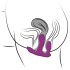 3Some total extas - laddningsbar trippelvibrator (lila)