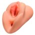PDX Double Stroker - 2-i-1 Realistisk Masturbator (naturlig)