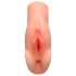 PDX Double Stroker - 2-i-1 Realistisk Masturbator (naturlig)