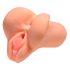 PDX Välj Din Njutning - 2i1 realistisk masturbator (naturlig)