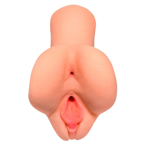 PDX - masturbator 2-i-1 - realistisk känsla - naturfärg