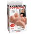 Pipedream DD - 2-i-1 vibrerande torsomasturbator (naturfärg)