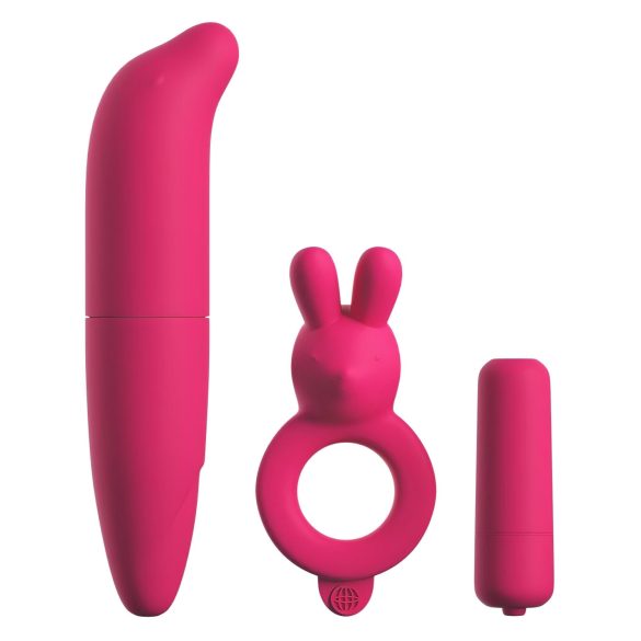 Classix - vattentät vibrator set - 3 delar (rosa)