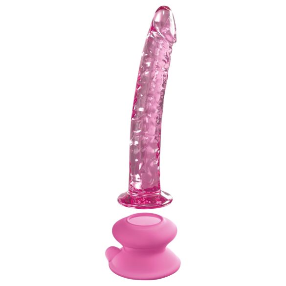 Icicles No. 86 - dildo med penisform - glas - rosa