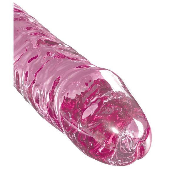 Icicles No. 86 - dildo med penisform - glas - rosa