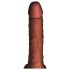 King Cock Plus 7,5 - med kulor, stötvibrator (brun)