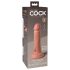 King Cock Elite 6 - realistisk dildo med sugkopp 15 cm - naturfärg