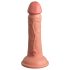 King Cock Elite 6 - realistisk dildo med sugkopp (15 cm) - hudfärgad