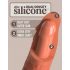 King Cock Elite 6 - realistisk dildo med sugkopp - 15 cm - mörk