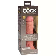   King Cock Elite 8 - realistisk dildo med sugpropp 20cm - natur