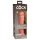 King Cock Elite 8 - realistiskt dildo med sugkopp (20 cm) - naturfärg