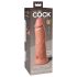 King Cock Elite 8 - realistiskt dildo med sugkopp (20 cm) - naturfärg