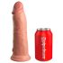 King Cock Elite 8 - realistisk dildo med sugpropp 20cm - natur