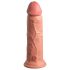 King Cock Elite 8 - realistiskt dildo med sugkopp (20 cm) - naturfärg