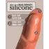 King Cock Elite 8 - dildo med sugkopp - mörk hudfärg - 20 cm