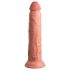 King Cock Elite 9 - Självhäftande, naturtrogen dildo (23 cm) - Naturlig