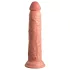King Cock Elite 9 - realistisk dildo med sugpropp - 23 cm - natur