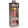 King Cock Elite 6 - sugkopp-vibrator (15 cm) - naturlig