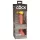 King Cock Elite 6 - vibrator med sugkopp (15 cm) - naturfärg