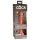 King Cock Elite 7 - sugkoppsradio vibrator 18 cm - naturfärg